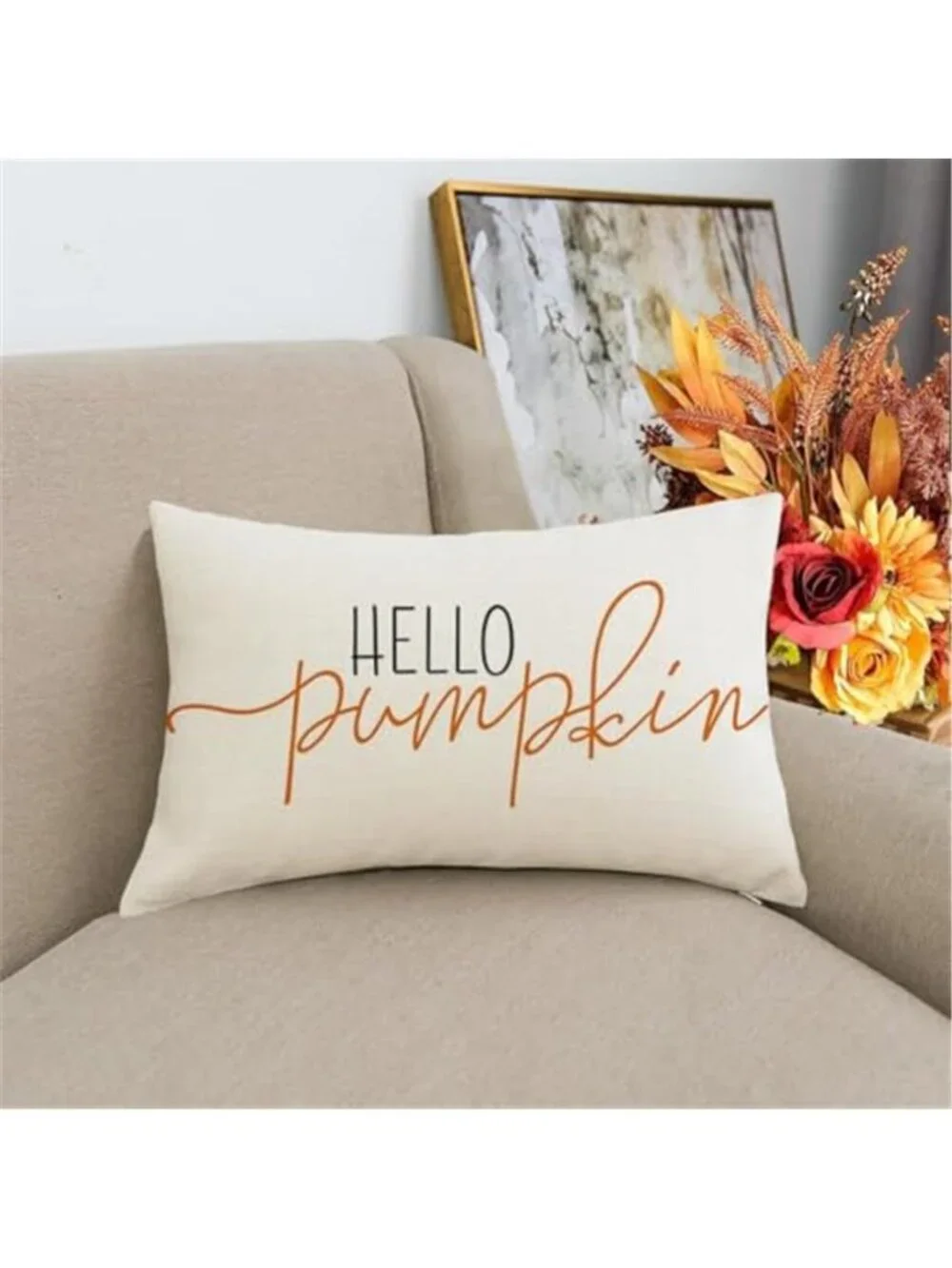 Fall Pillow Covers 12x20 Pumpkin Decor Fall Decorations for Home